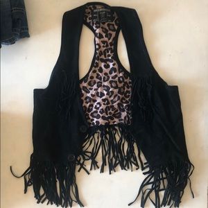 True Religion Fringe Vest